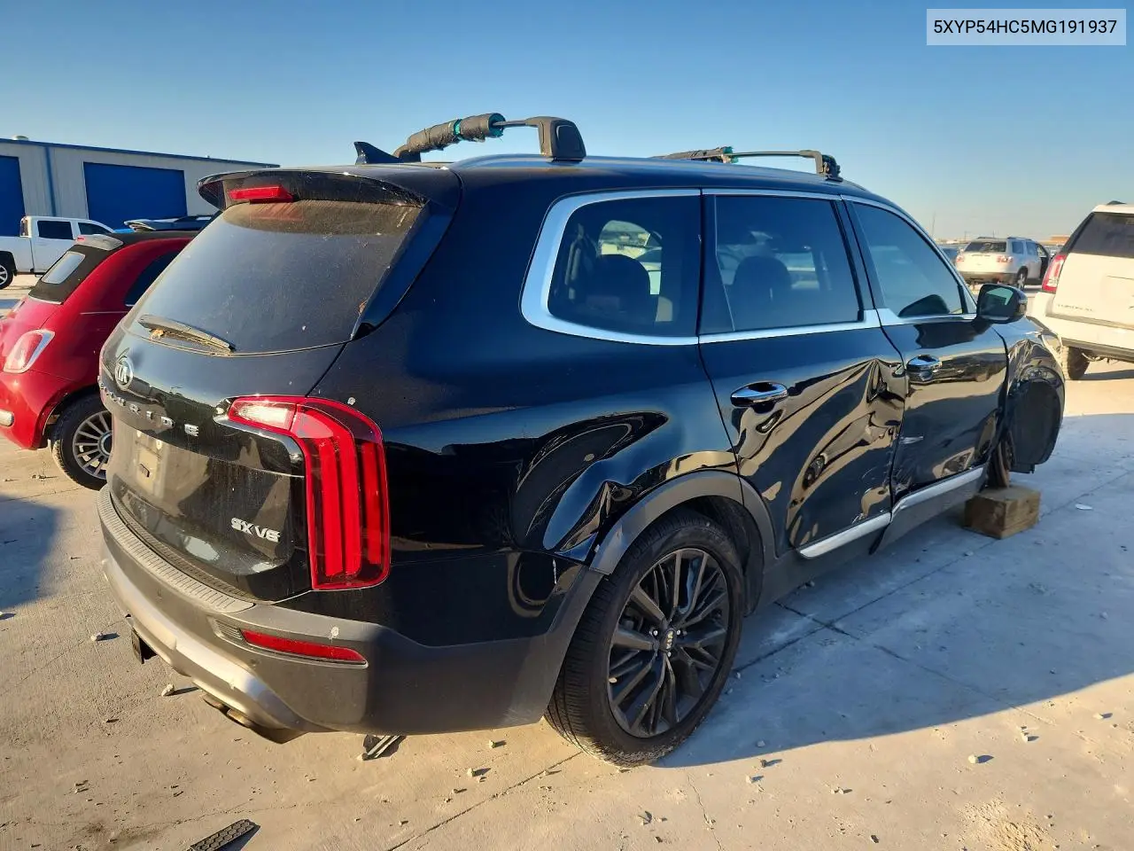2021 KIA TELLURIDE VIN 5XYP54HC5MG191937 — фото 3