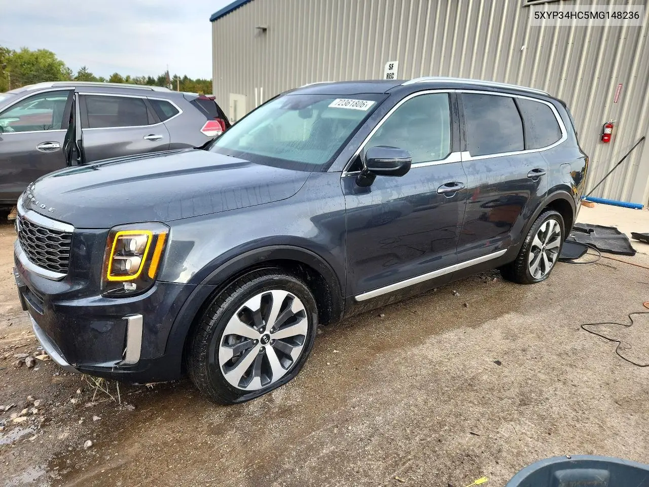 KIA TELLURIDE 2021, VIN 5XYP34HC5MG148236