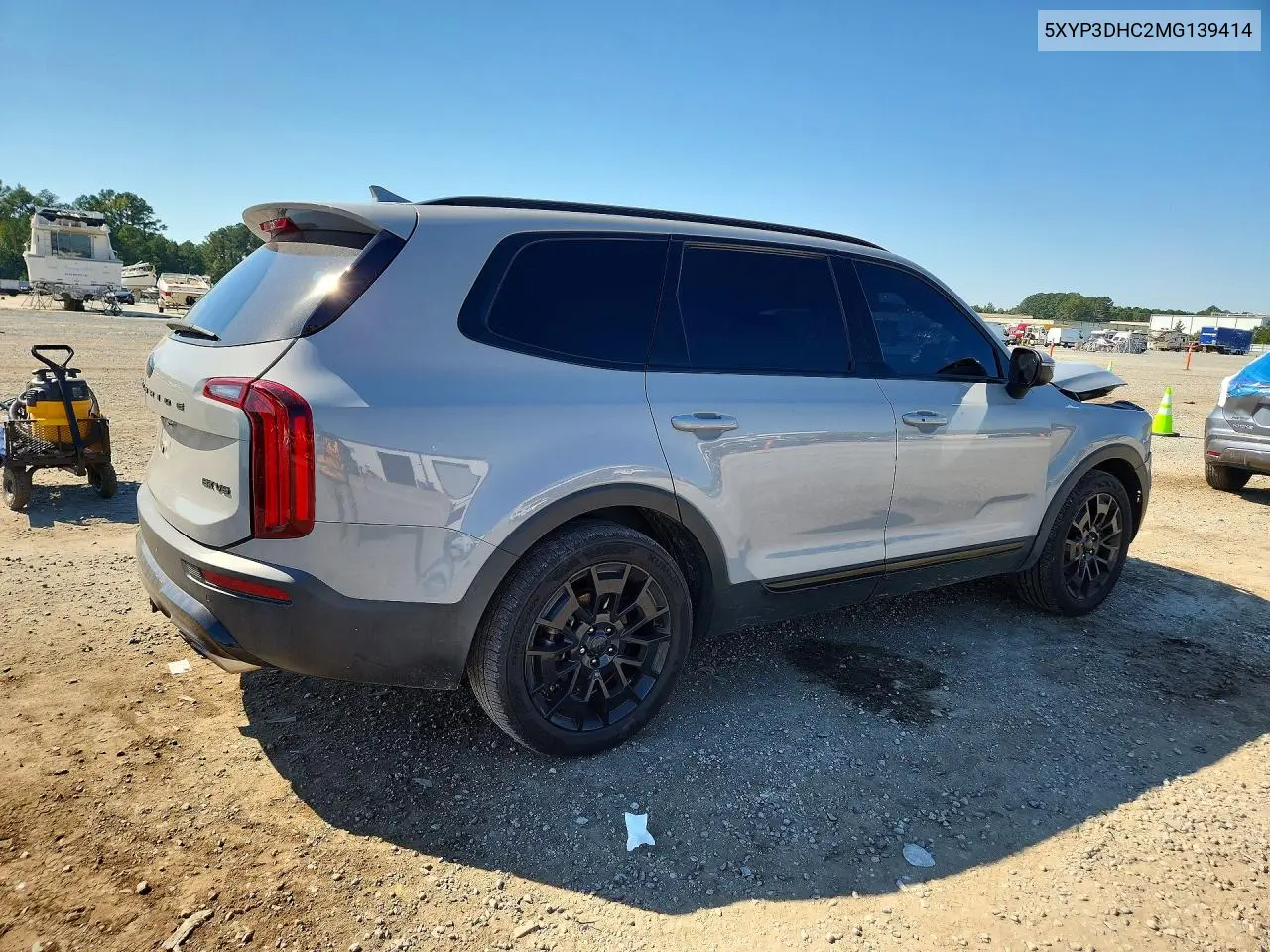 2021 KIA TELLURIDE VIN 5XYP3DHC2MG139414 — фото 3