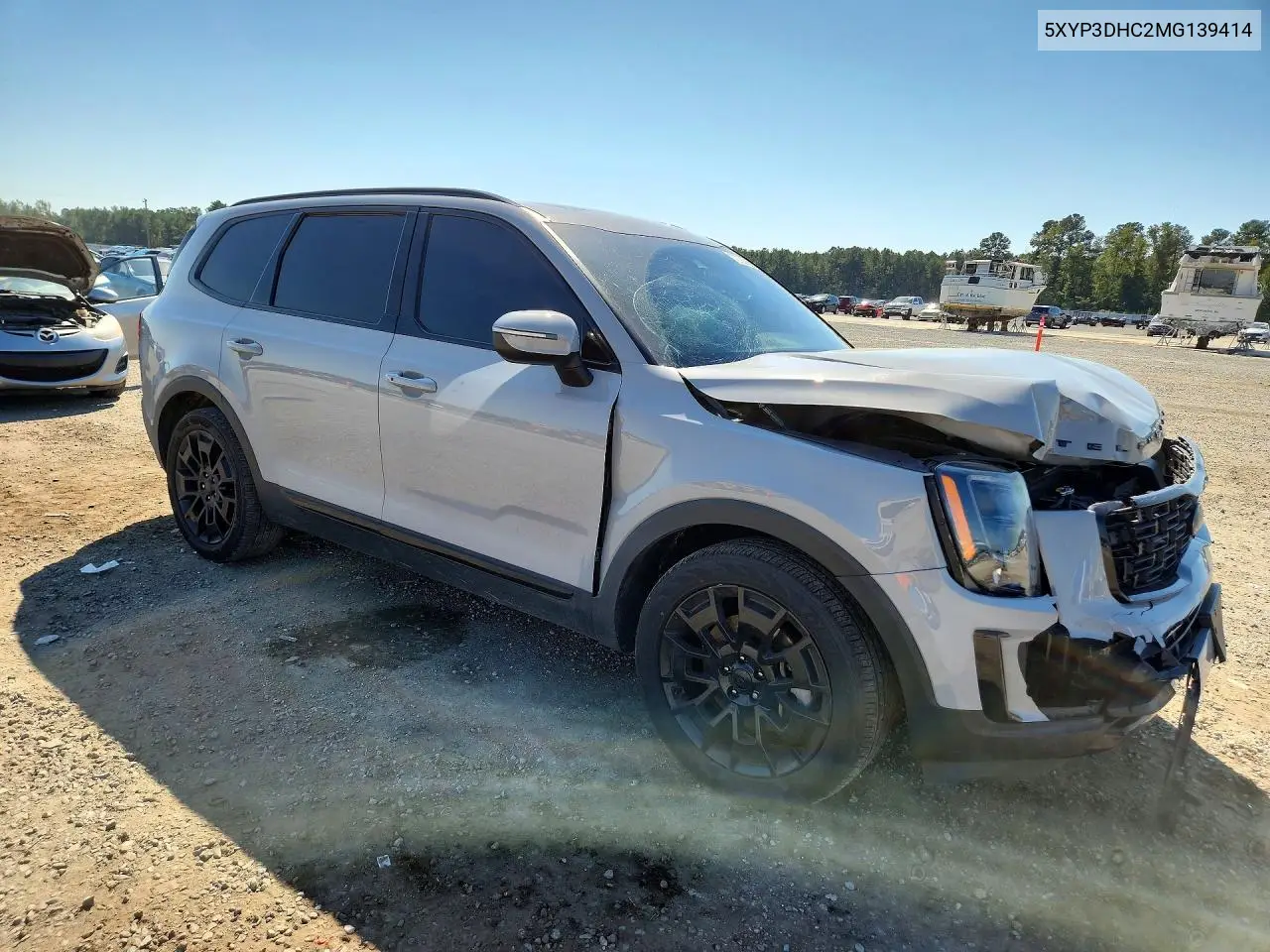 2021 KIA TELLURIDE VIN 5XYP3DHC2MG139414 — фото 4