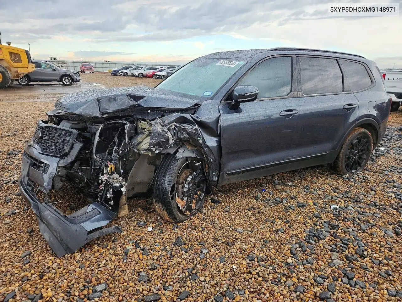 KIA TELLURIDE 2021, VIN 5XYP5DHCXMG148971