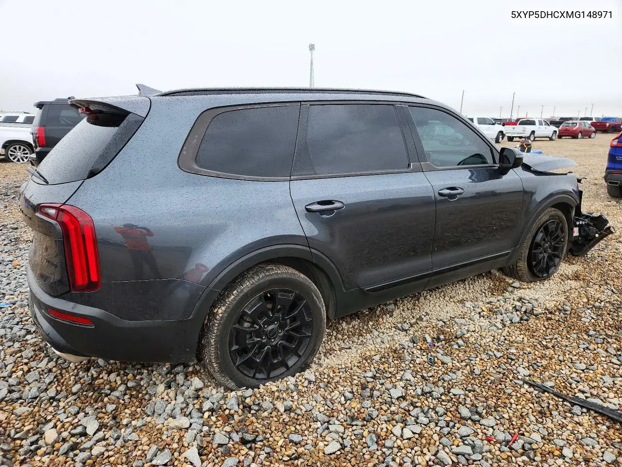 2021 KIA TELLURIDE VIN 5XYP5DHCXMG148971 — фото 3