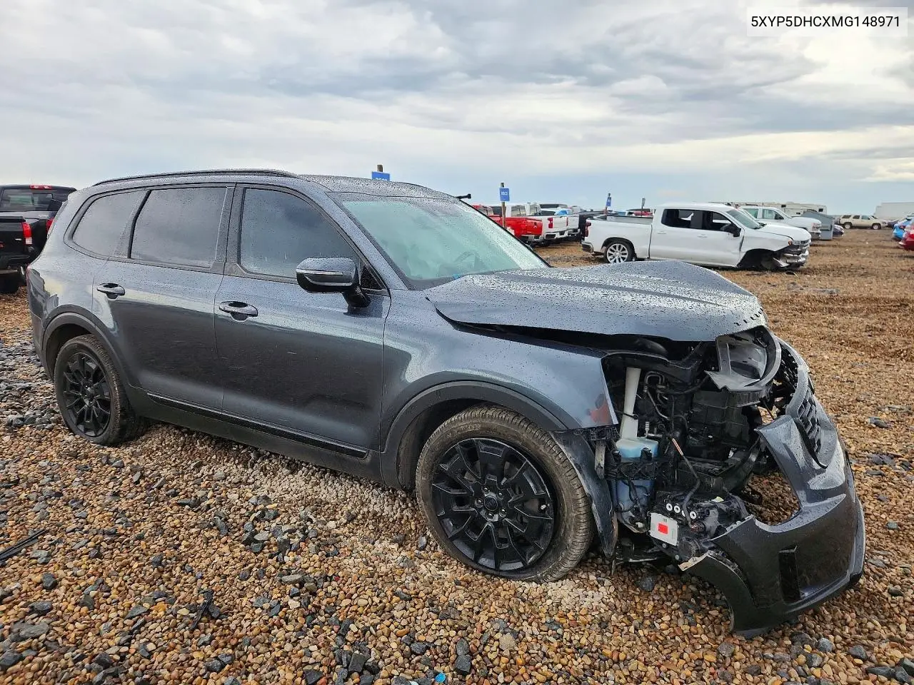 2021 KIA TELLURIDE VIN 5XYP5DHCXMG148971 — фото 4
