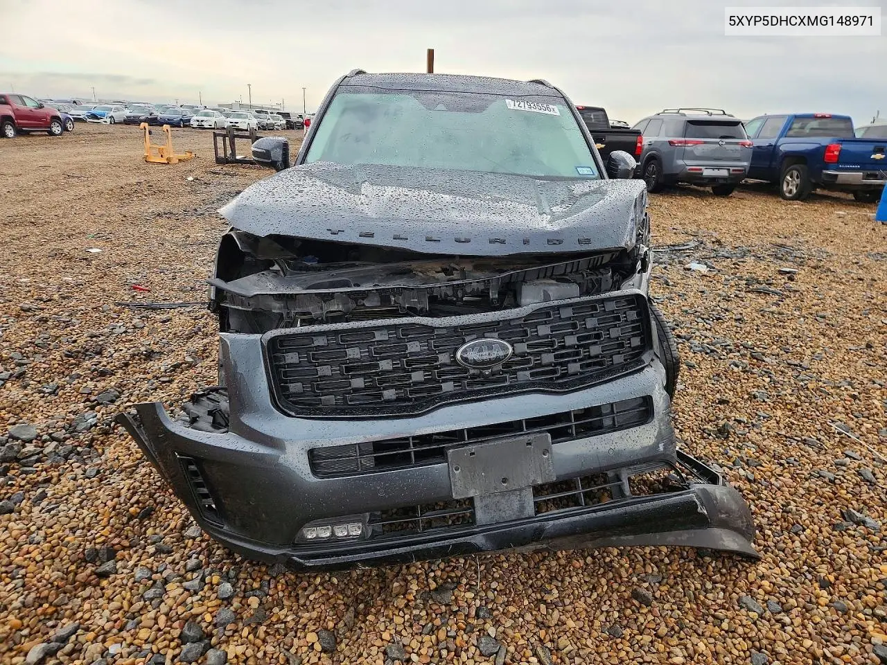 2021 KIA TELLURIDE VIN 5XYP5DHCXMG148971 — фото 5