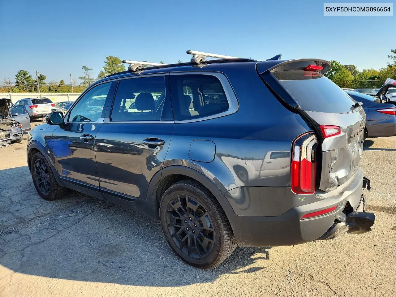 2021 KIA TELLURIDE VIN 5XYP5DHC0MG096654 — фото 2
