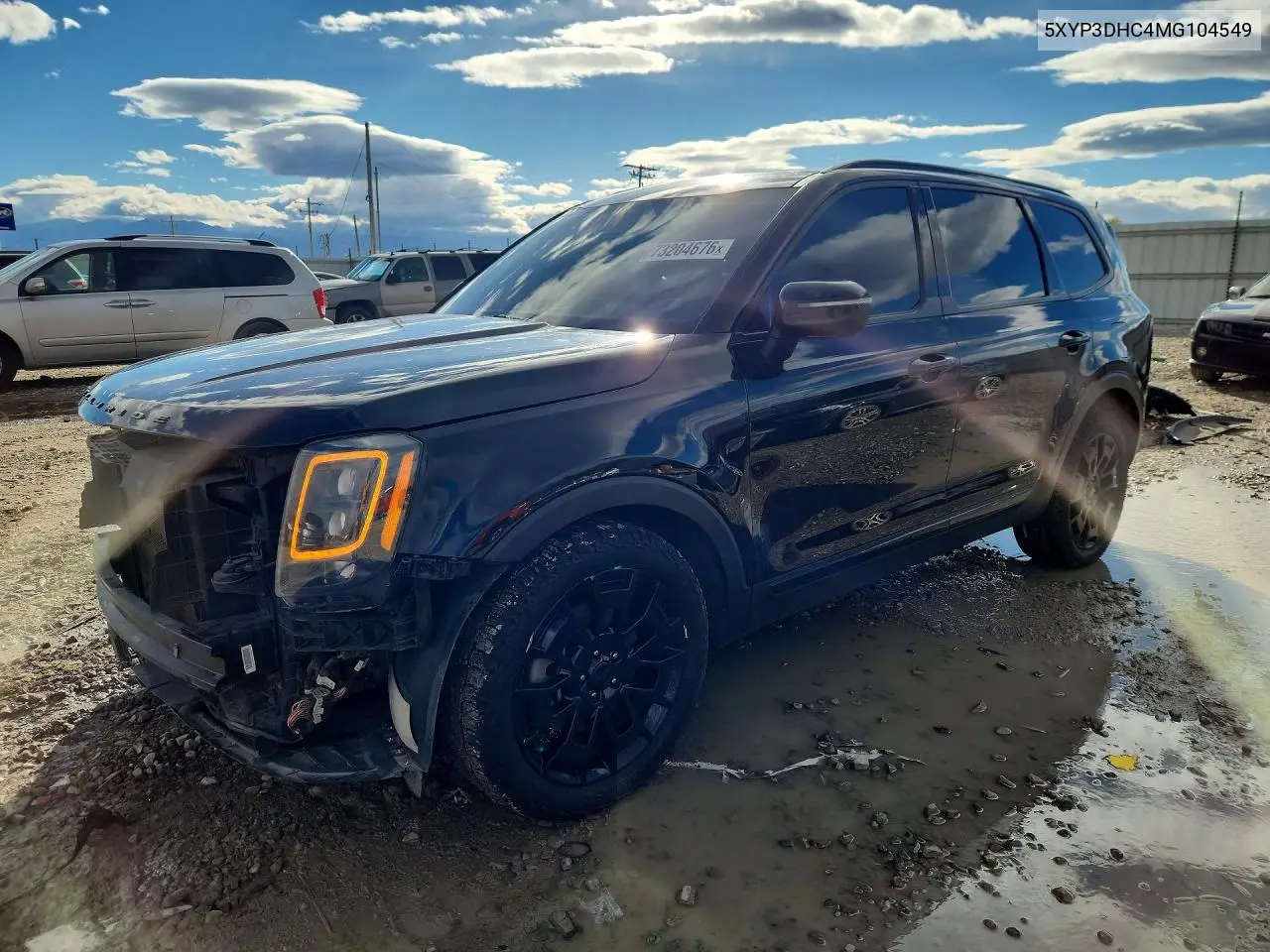 KIA TELLURIDE 2021, VIN 5XYP3DHC4MG104549