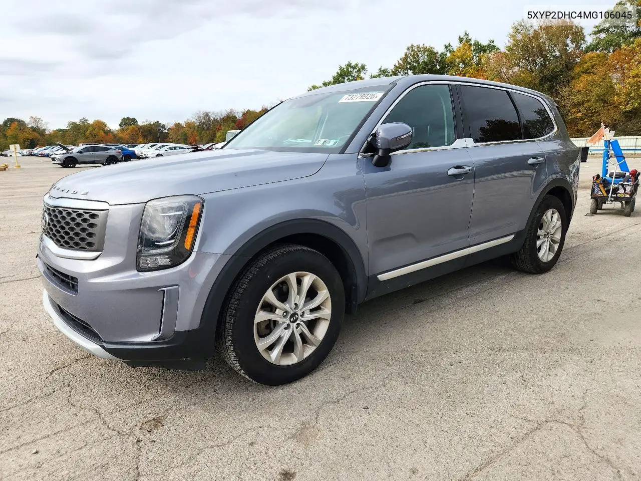 KIA TELLURIDE 2021, VIN 5XYP2DHC4MG106045