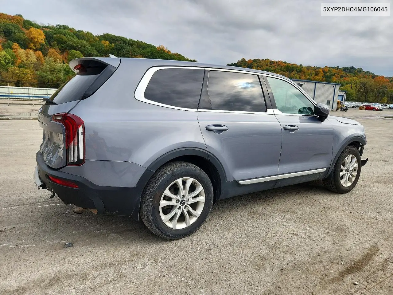 2021 KIA TELLURIDE VIN 5XYP2DHC4MG106045 — фото 3