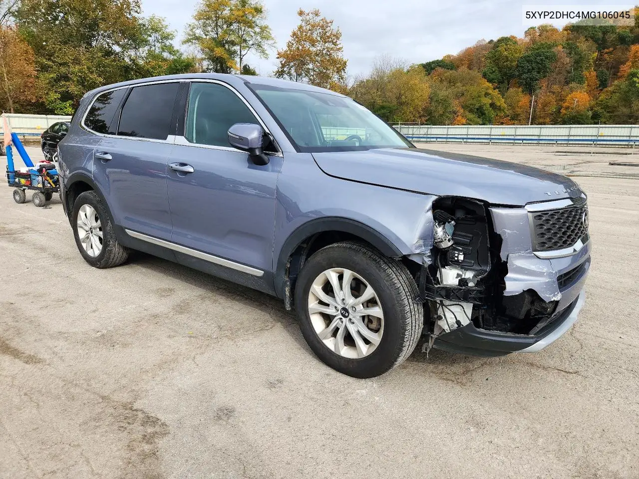 2021 KIA TELLURIDE VIN 5XYP2DHC4MG106045 — фото 4