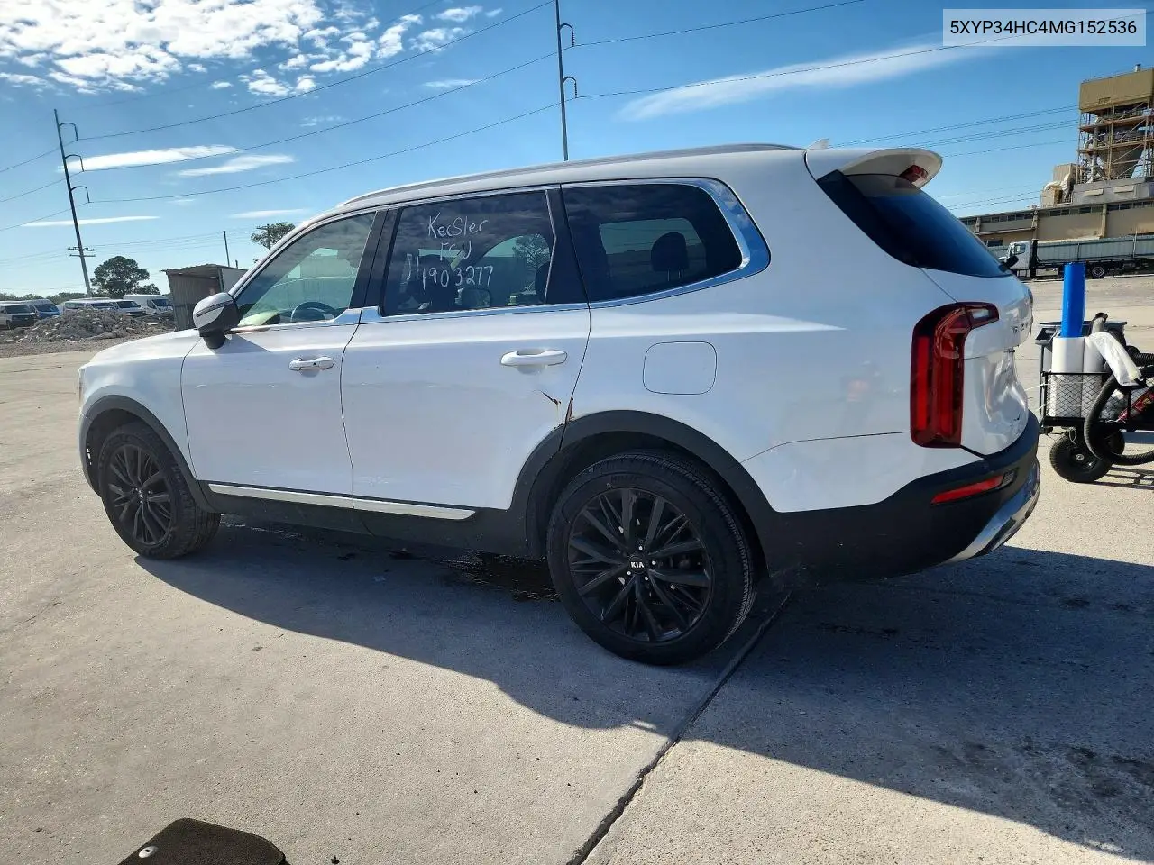 2021 KIA TELLURIDE VIN 5XYP34HC4MG152536 — фото 2