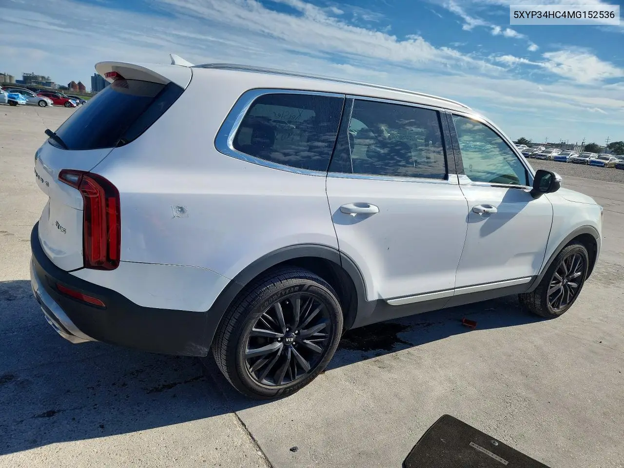 2021 KIA TELLURIDE VIN 5XYP34HC4MG152536 — фото 3