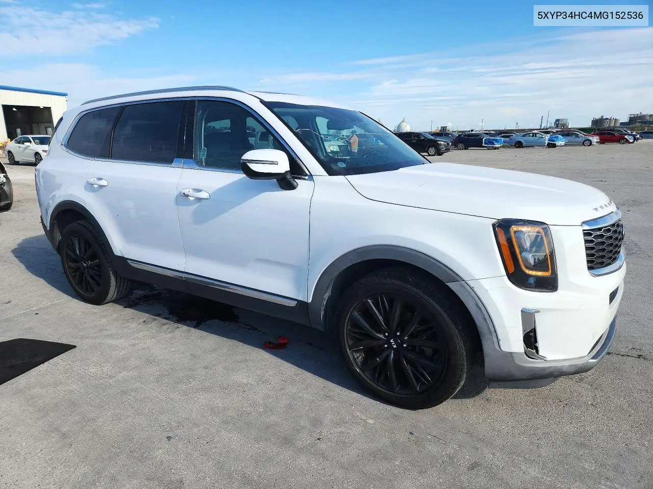 2021 KIA TELLURIDE VIN 5XYP34HC4MG152536 — фото 4