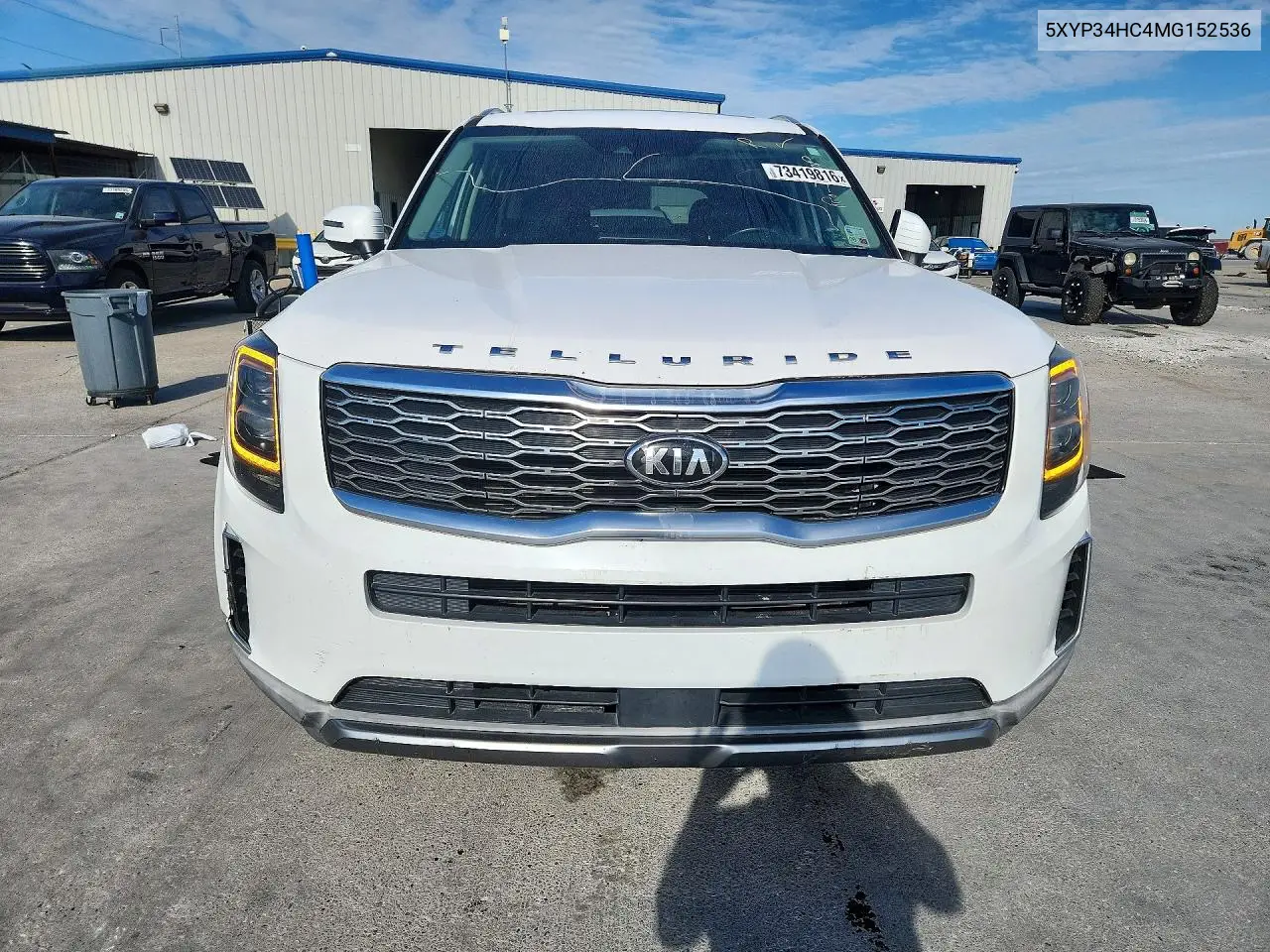 2021 KIA TELLURIDE VIN 5XYP34HC4MG152536 — фото 5
