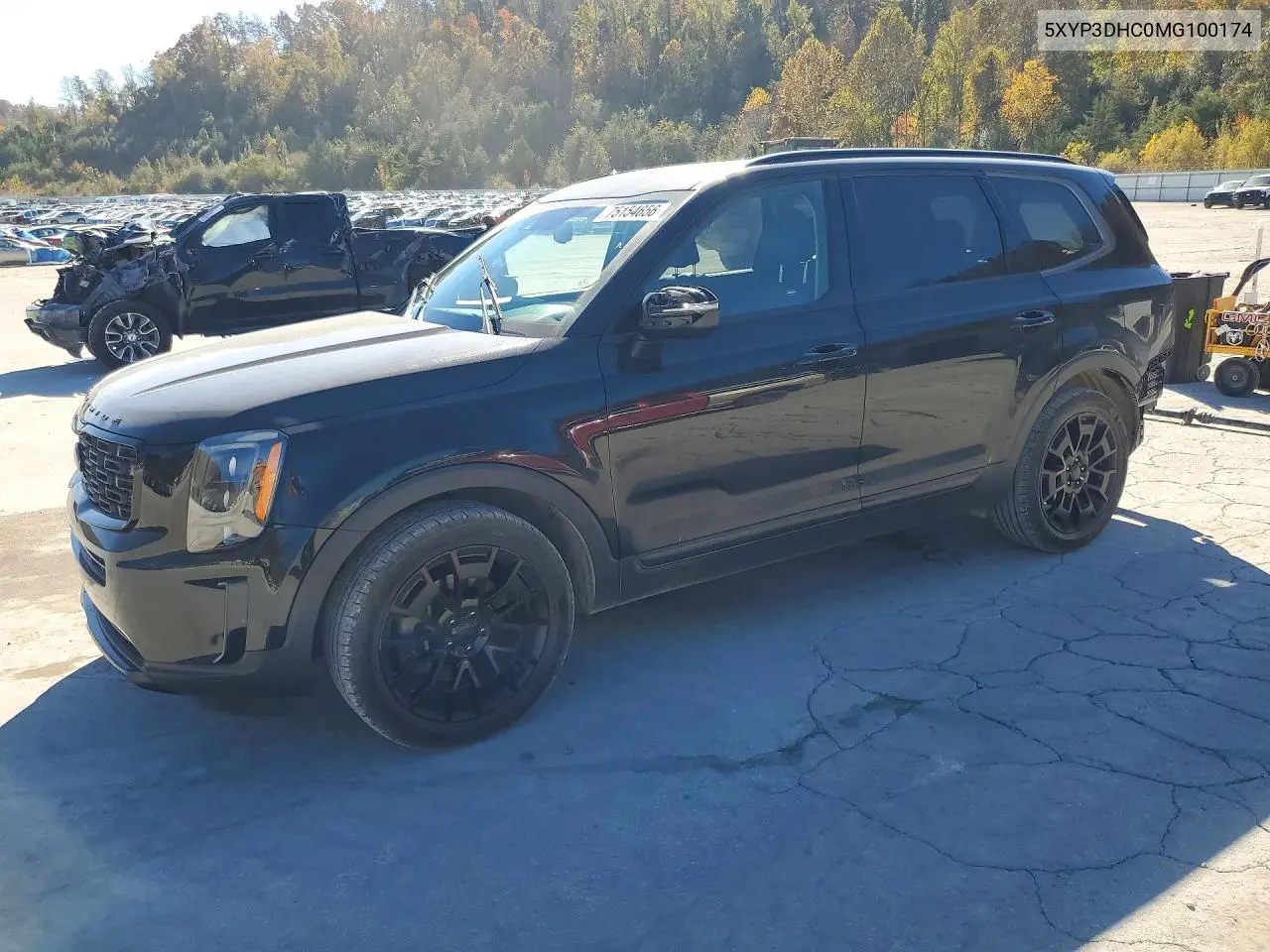 KIA TELLURIDE 2021, VIN 5XYP3DHC0MG100174