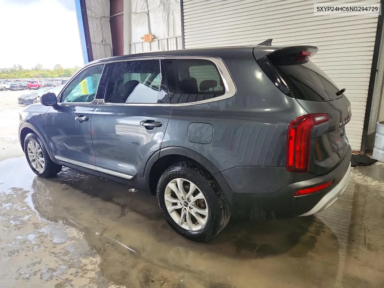 2022 KIA TELLURIDE VIN 5XYP24HC6NG294729 — фото 2