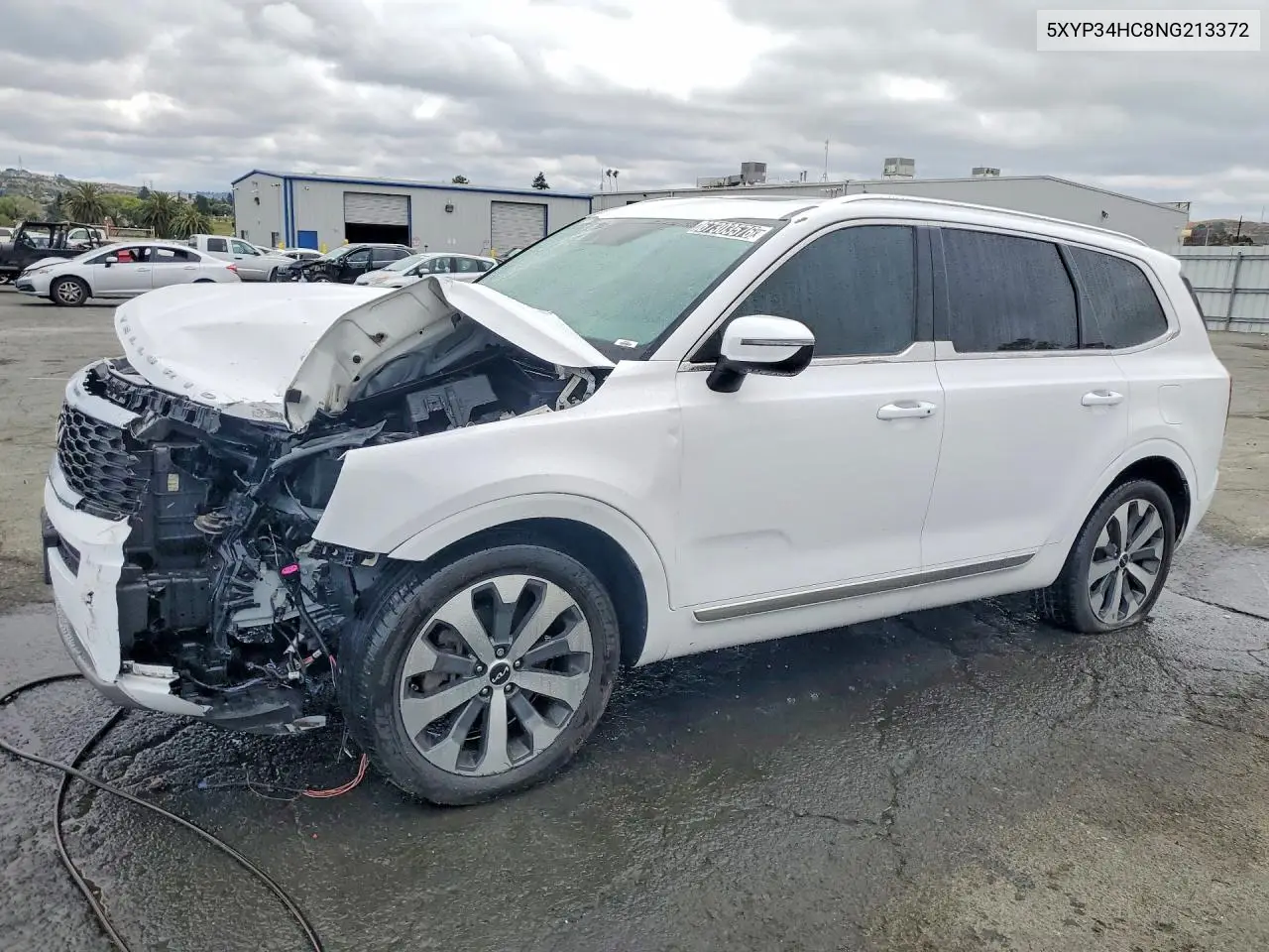 KIA TELLURIDE 2022, VIN 5XYP34HC8NG213372