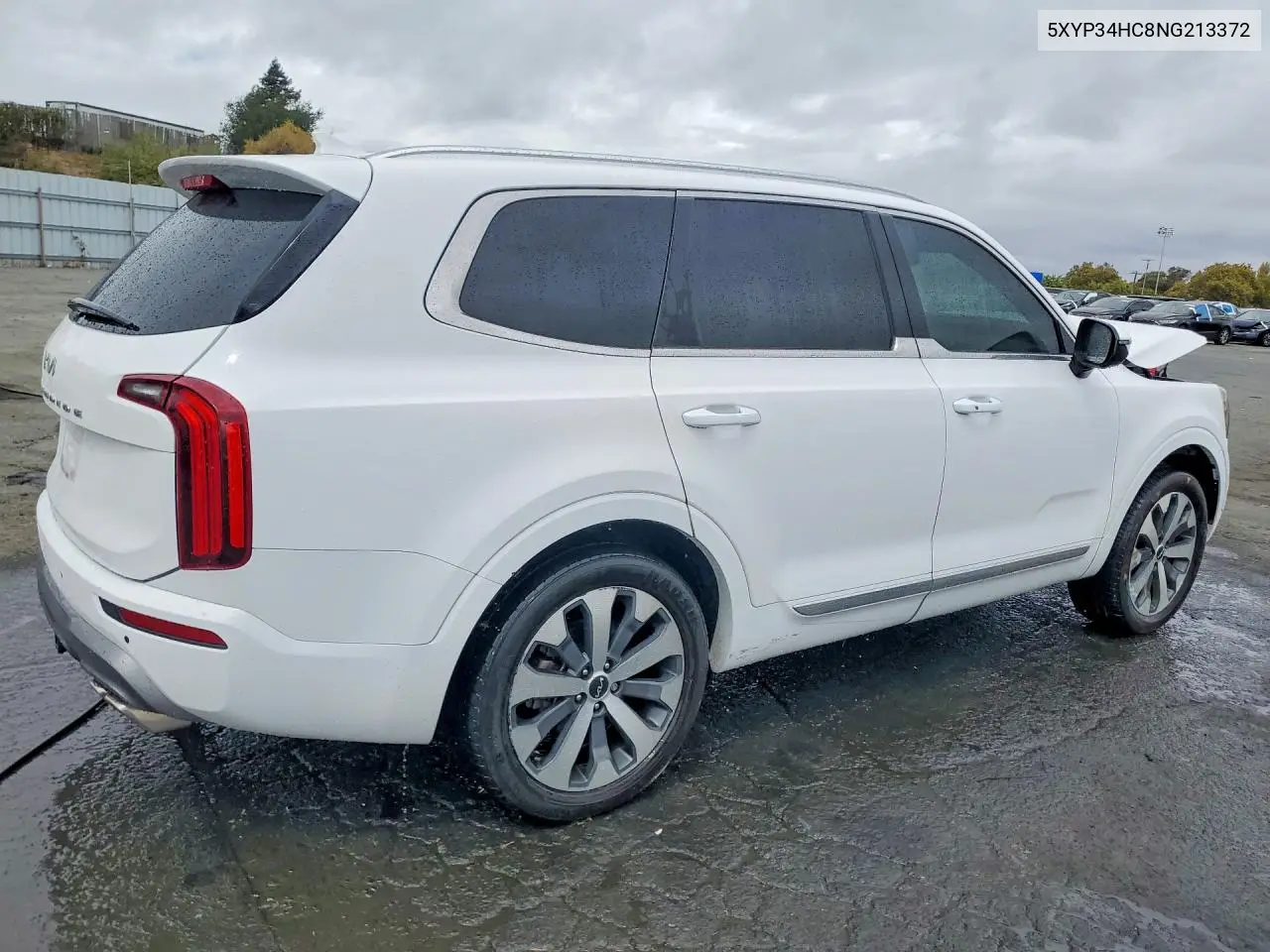 2022 KIA TELLURIDE VIN 5XYP34HC8NG213372 — фото 3