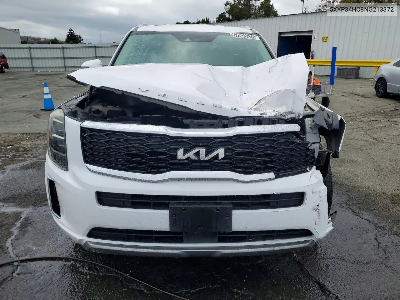 2022 KIA TELLURIDE VIN 5XYP34HC8NG213372 — фото 5