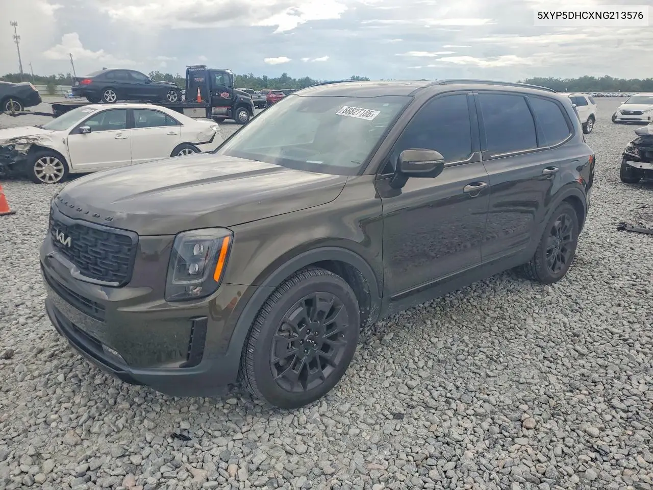 KIA TELLURIDE 2022, VIN 5XYP5DHCXNG213576