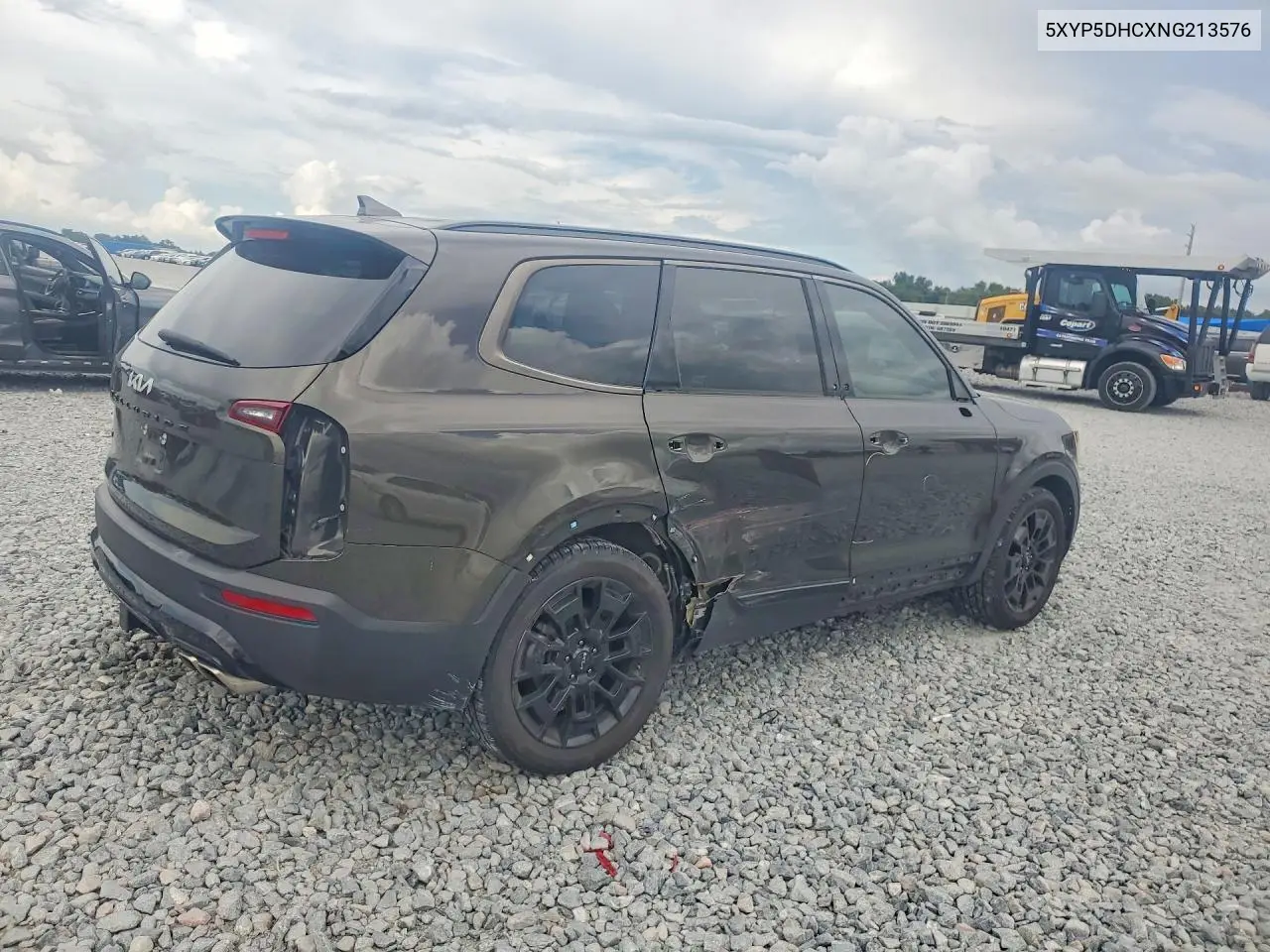 2022 KIA TELLURIDE VIN 5XYP5DHCXNG213576 — фото 3