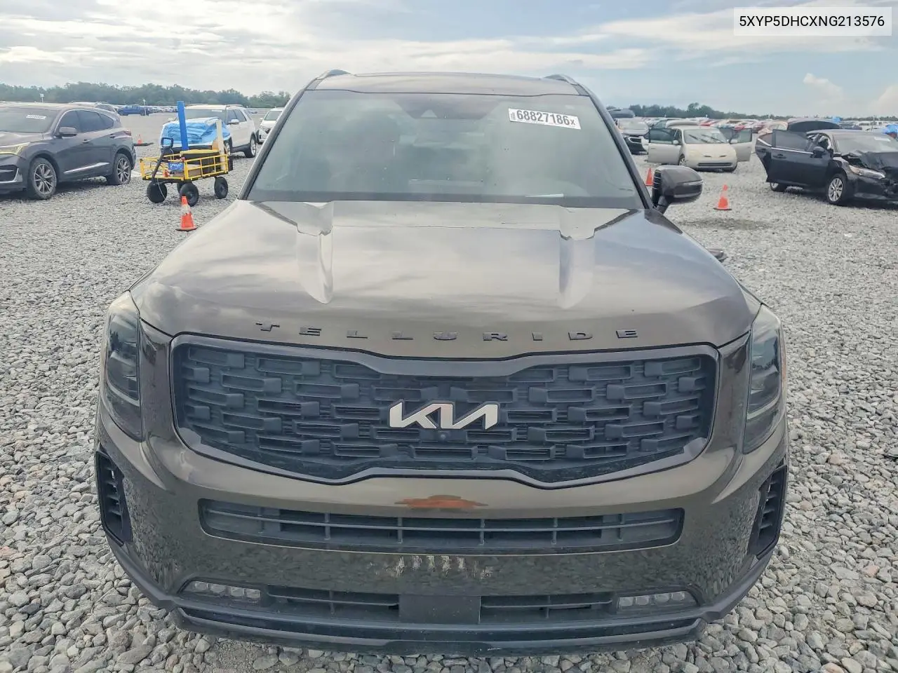 2022 KIA TELLURIDE VIN 5XYP5DHCXNG213576 — фото 5