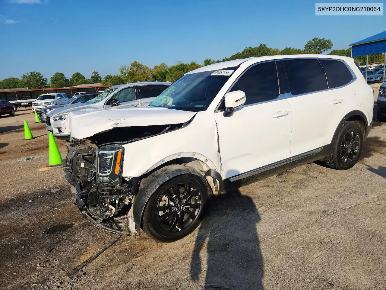 KIA TELLURIDE 2022, VIN 5XYP2DHC0NG210064