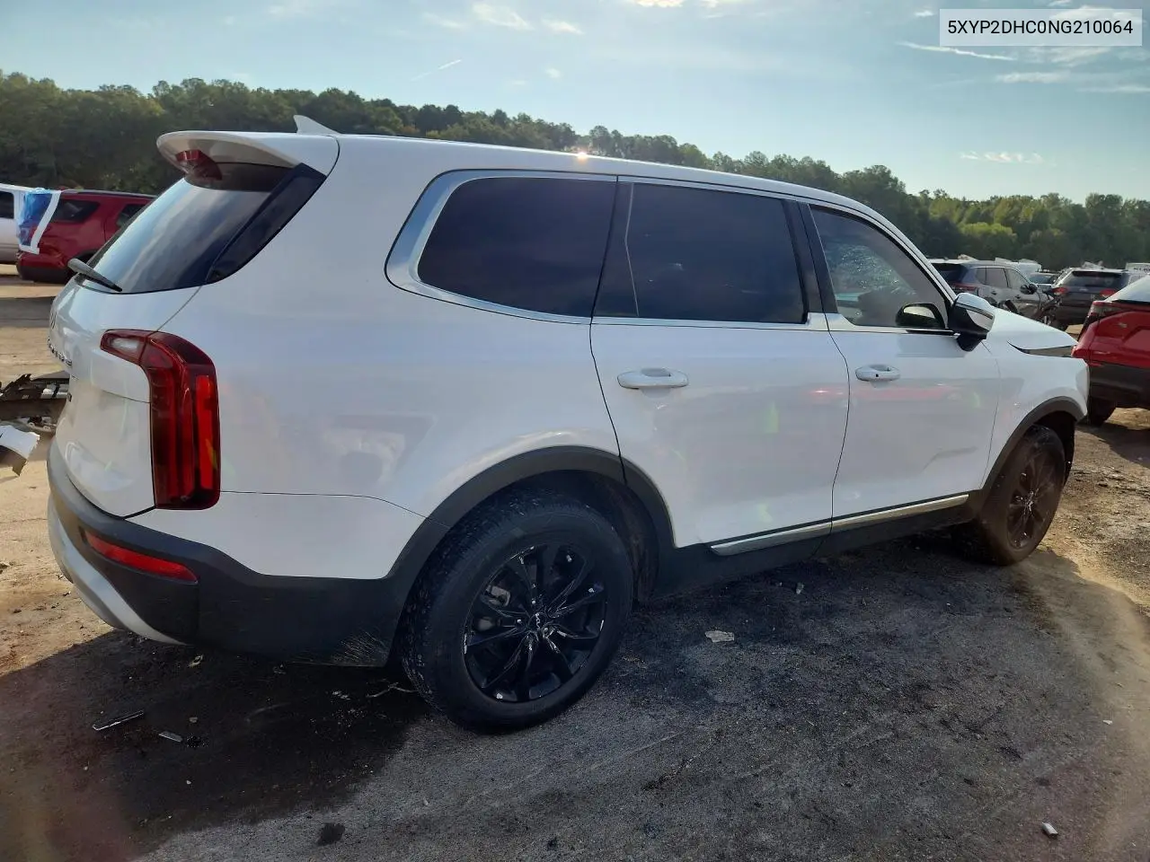 2022 KIA TELLURIDE VIN 5XYP2DHC0NG210064 — фото 3