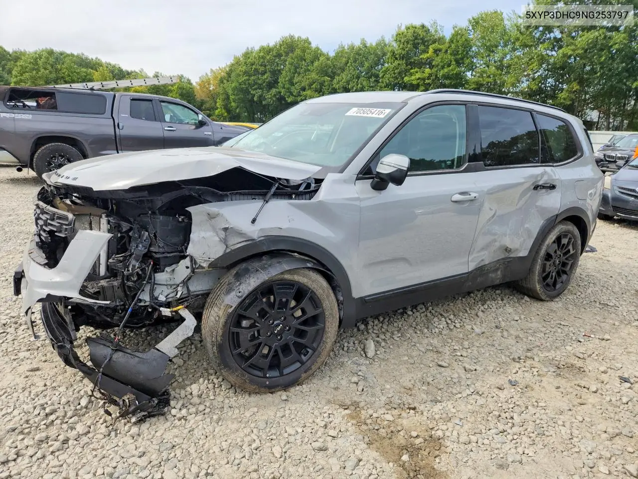 KIA TELLURIDE 2022, VIN 5XYP3DHC9NG253797