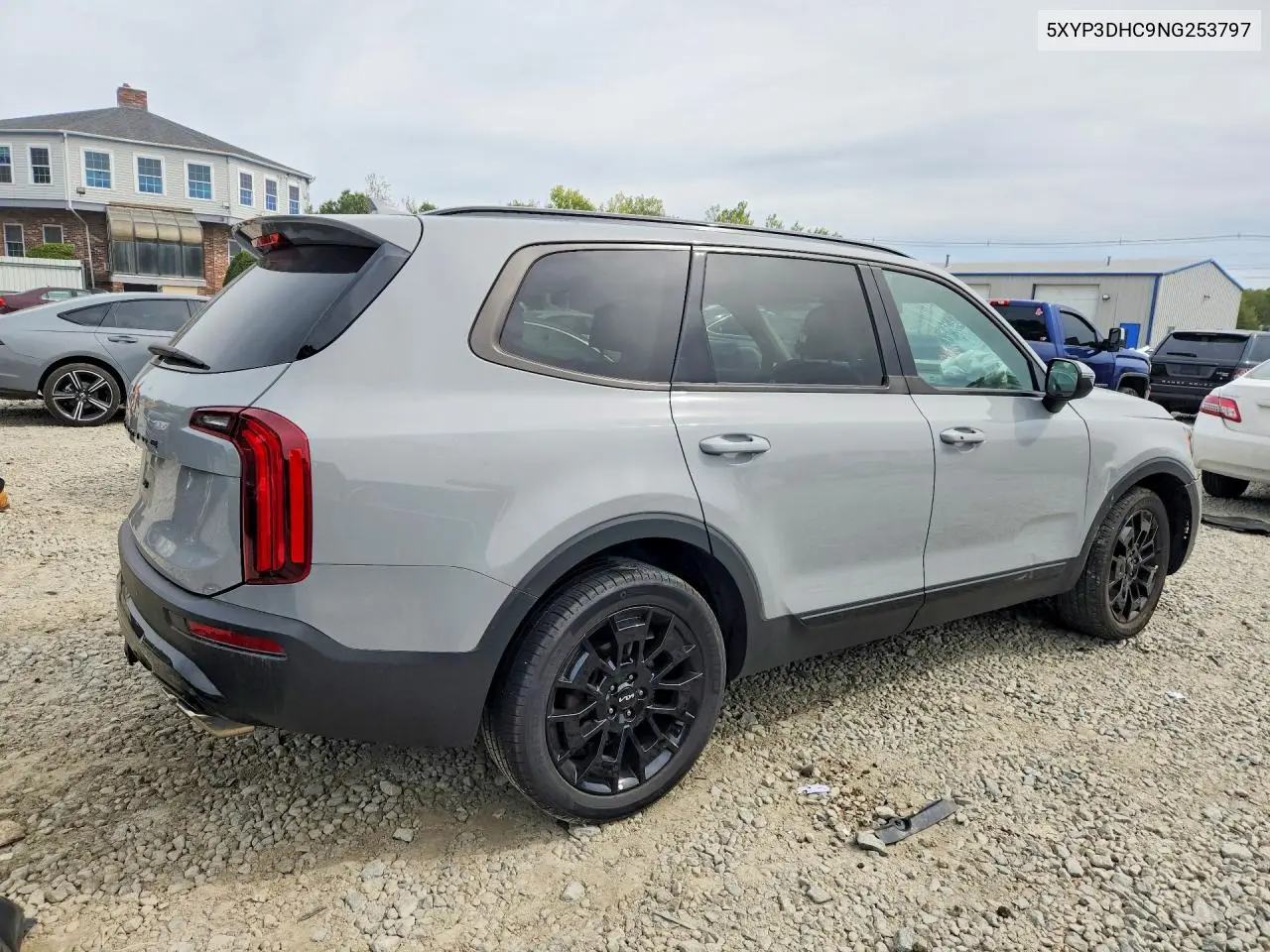 2022 KIA TELLURIDE VIN 5XYP3DHC9NG253797 — фото 3