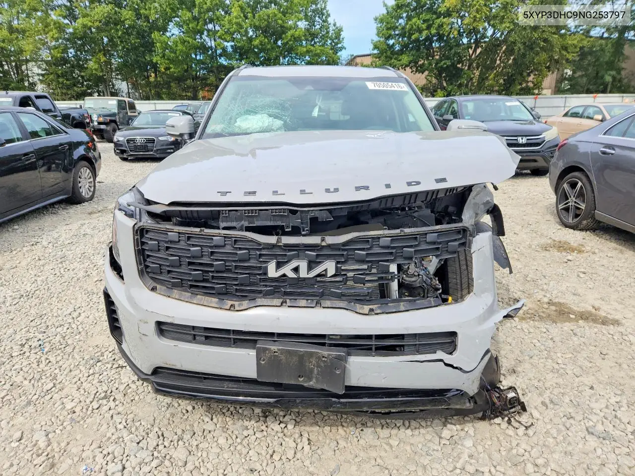 2022 KIA TELLURIDE VIN 5XYP3DHC9NG253797 — фото 5