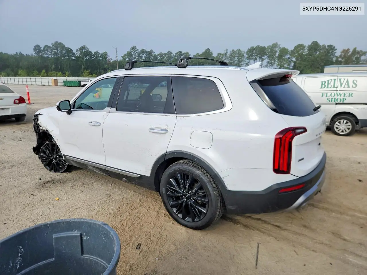 2022 KIA TELLURIDE VIN 5XYP5DHC4NG226291 — фото 2