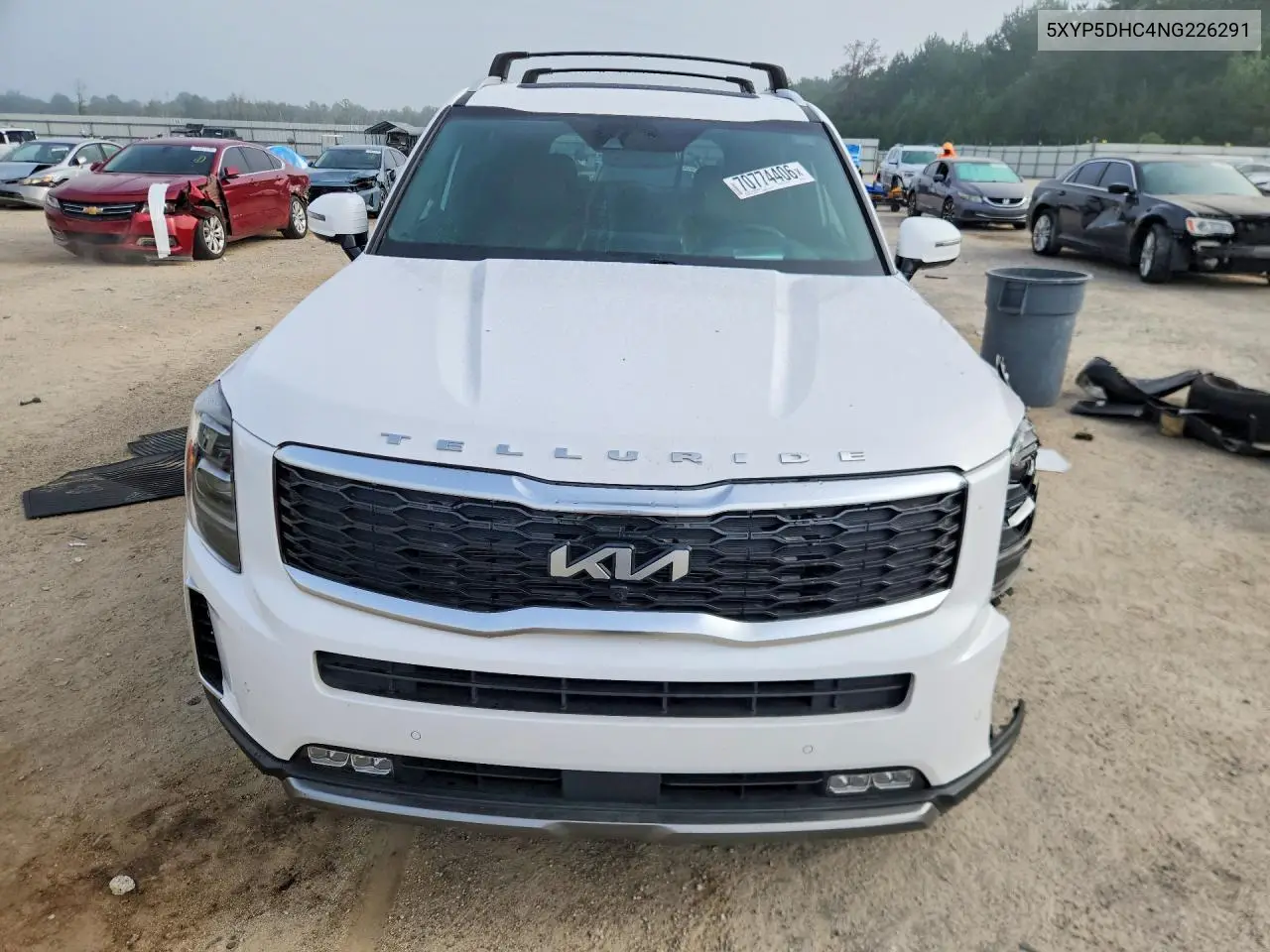 2022 KIA TELLURIDE VIN 5XYP5DHC4NG226291 — фото 5
