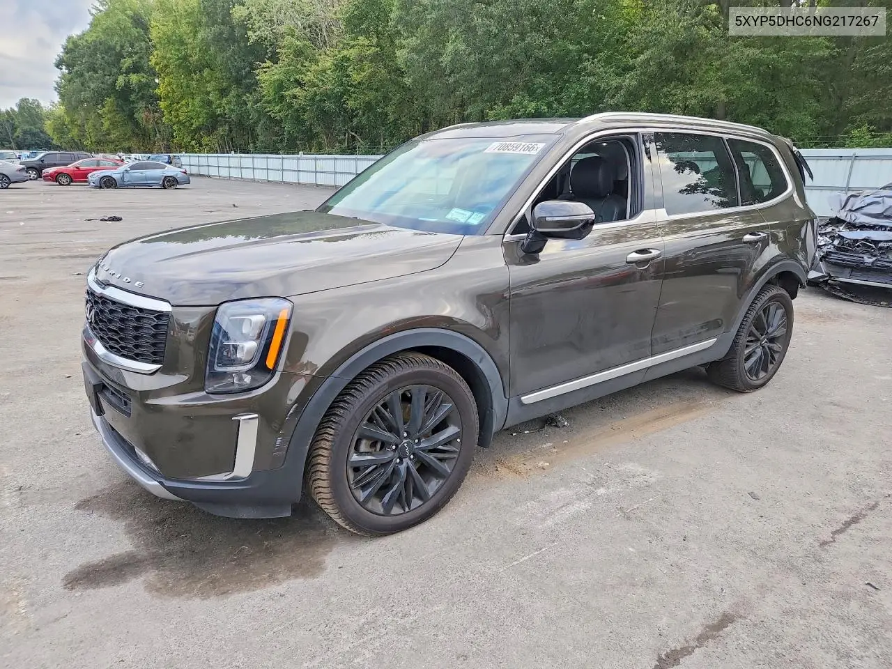 KIA TELLURIDE 2022, VIN 5XYP5DHC6NG217267