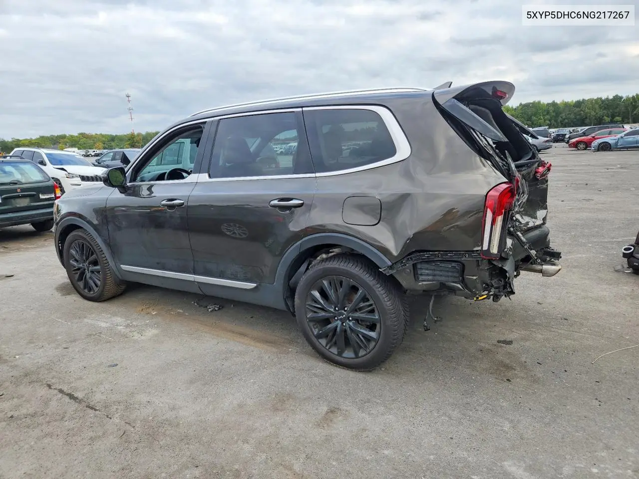 2022 KIA TELLURIDE VIN 5XYP5DHC6NG217267 — фото 2