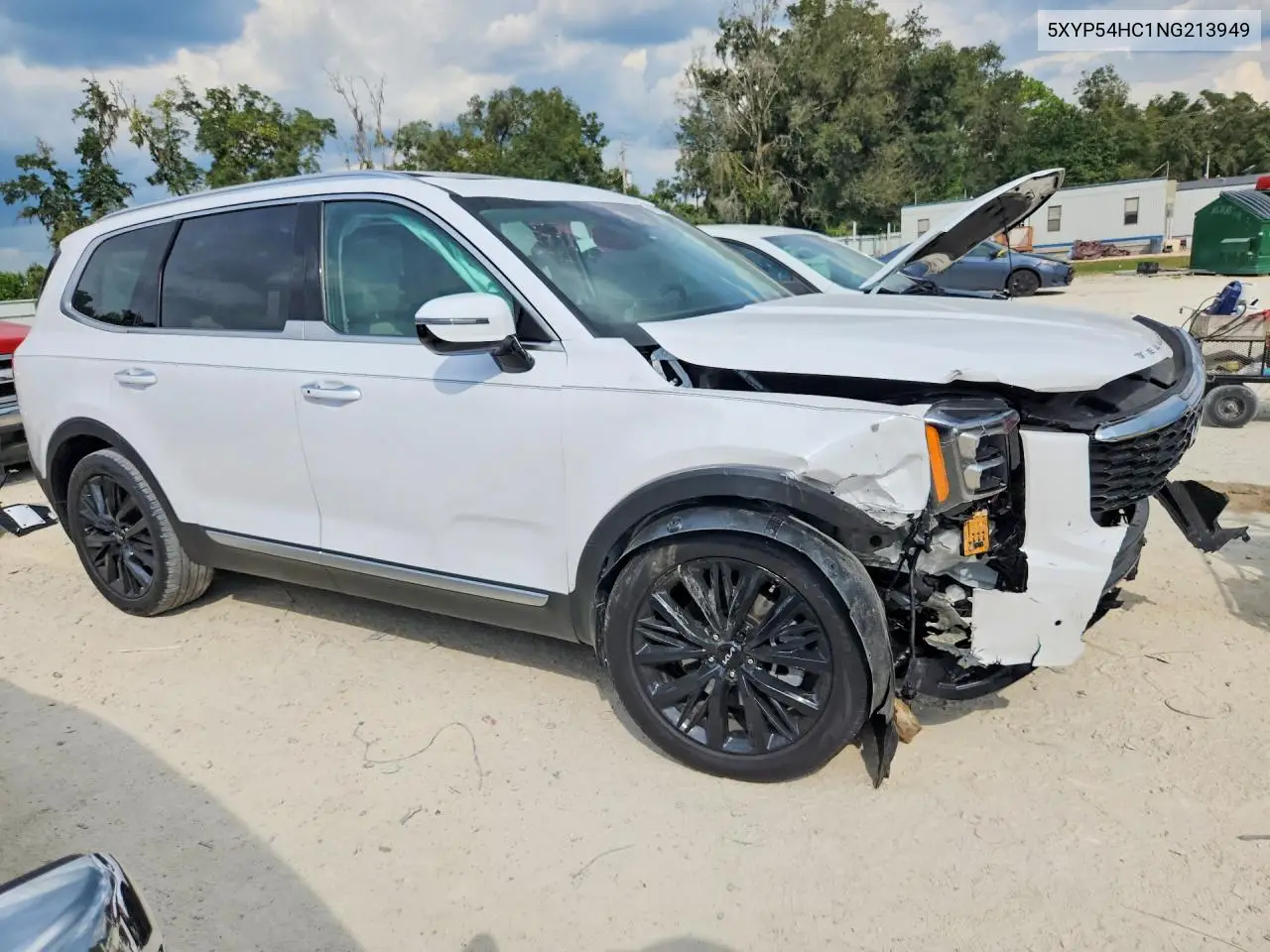 2022 KIA TELLURIDE VIN 5XYP54HC1NG213949 — фото 4