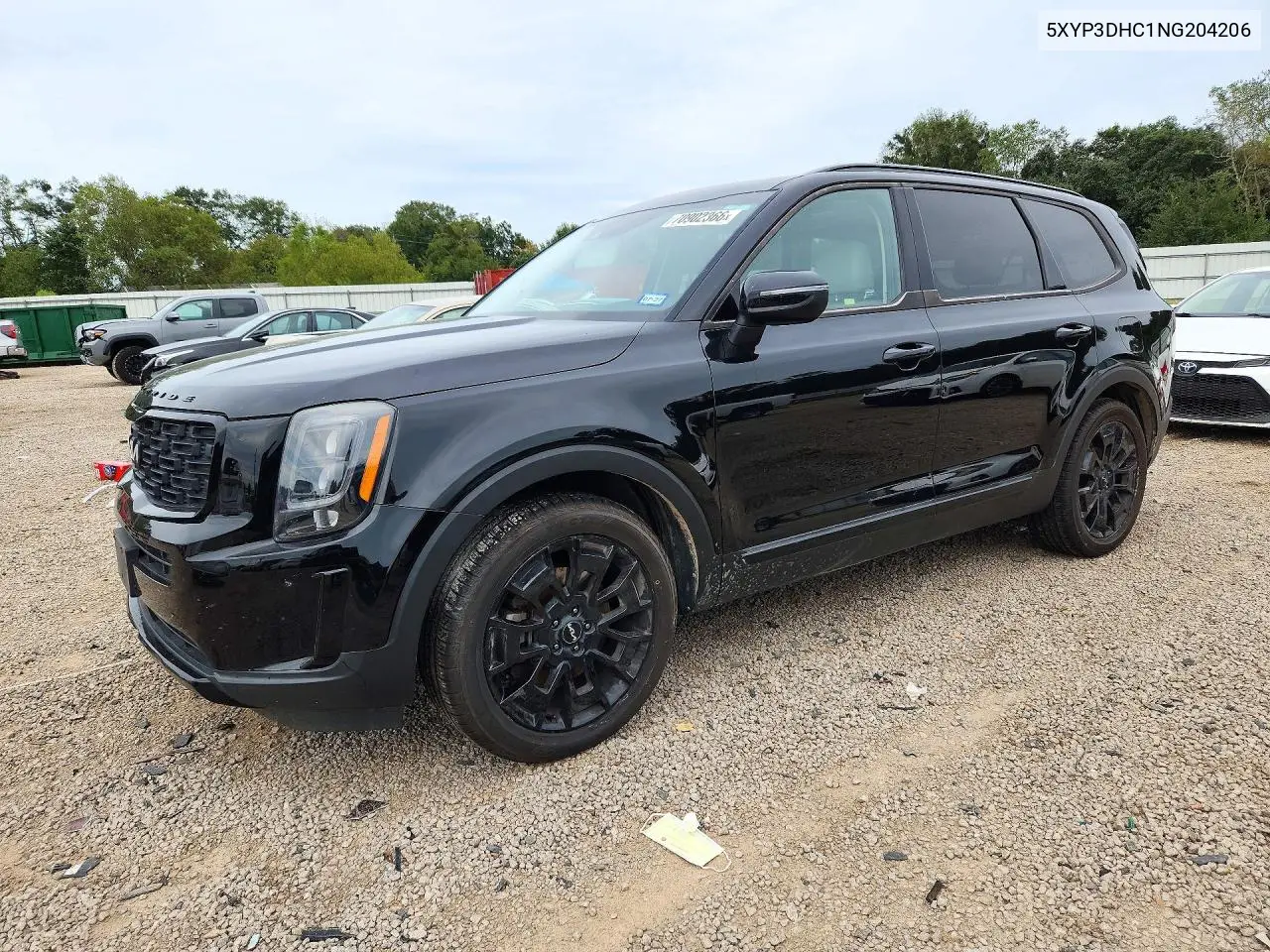 KIA TELLURIDE 2022, VIN 5XYP3DHC1NG204206