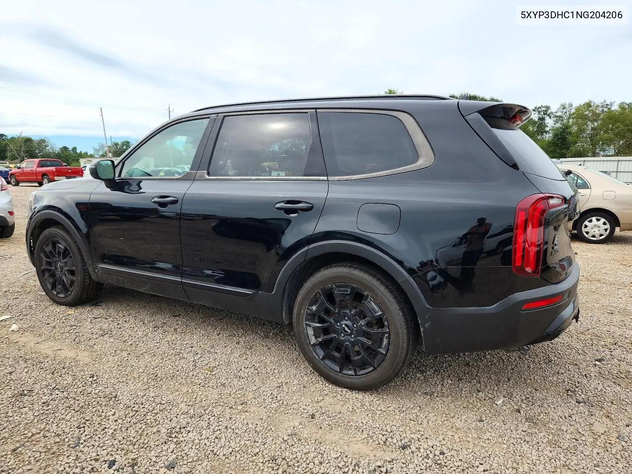 2022 KIA TELLURIDE VIN 5XYP3DHC1NG204206 — фото 2