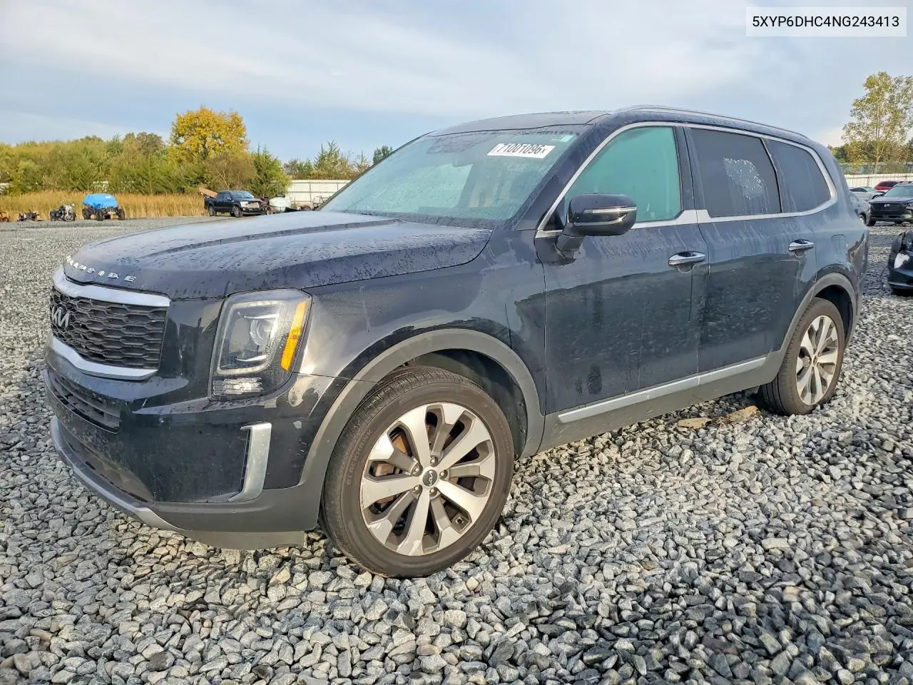KIA TELLURIDE 2022, VIN 5XYP6DHC4NG243413