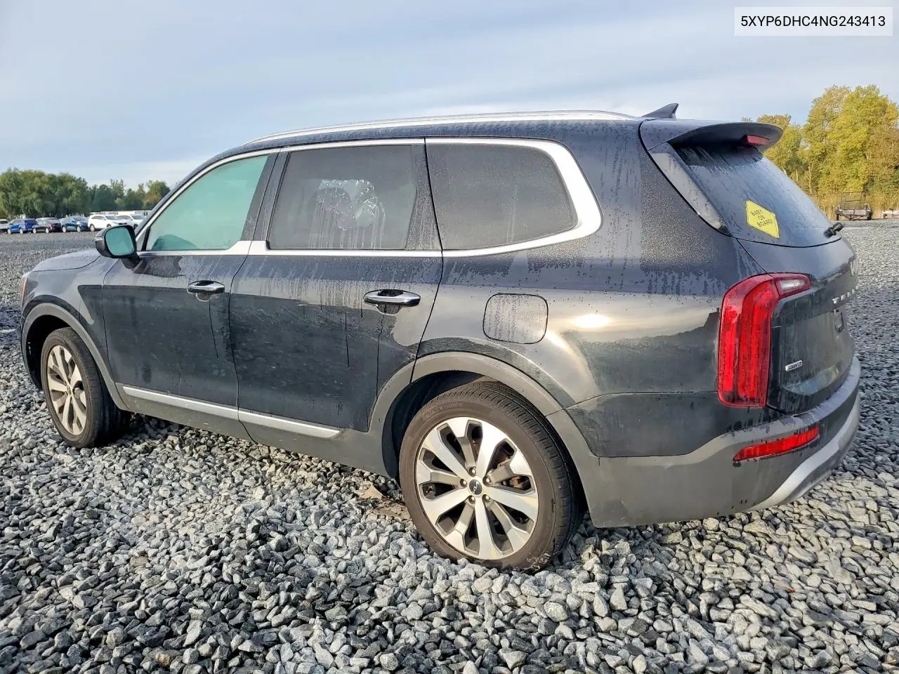 2022 KIA TELLURIDE VIN 5XYP6DHC4NG243413 — фото 2
