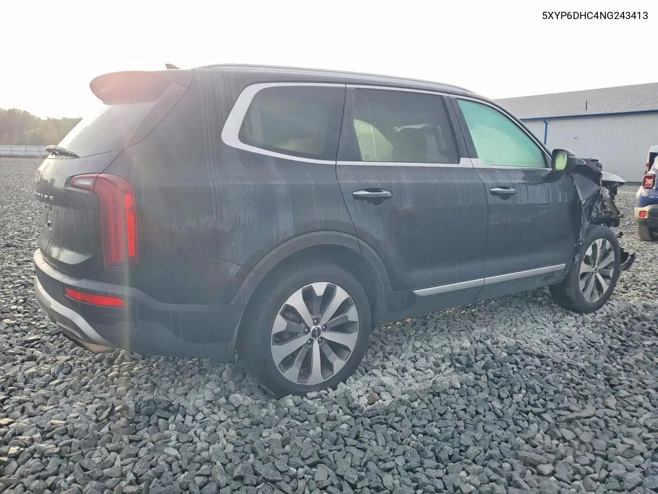 2022 KIA TELLURIDE VIN 5XYP6DHC4NG243413 — фото 3