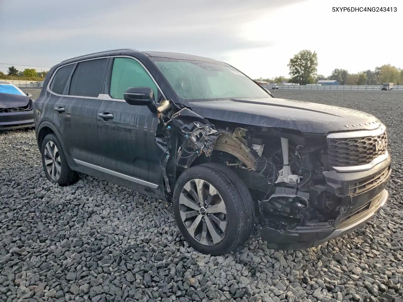 2022 KIA TELLURIDE VIN 5XYP6DHC4NG243413 — фото 4