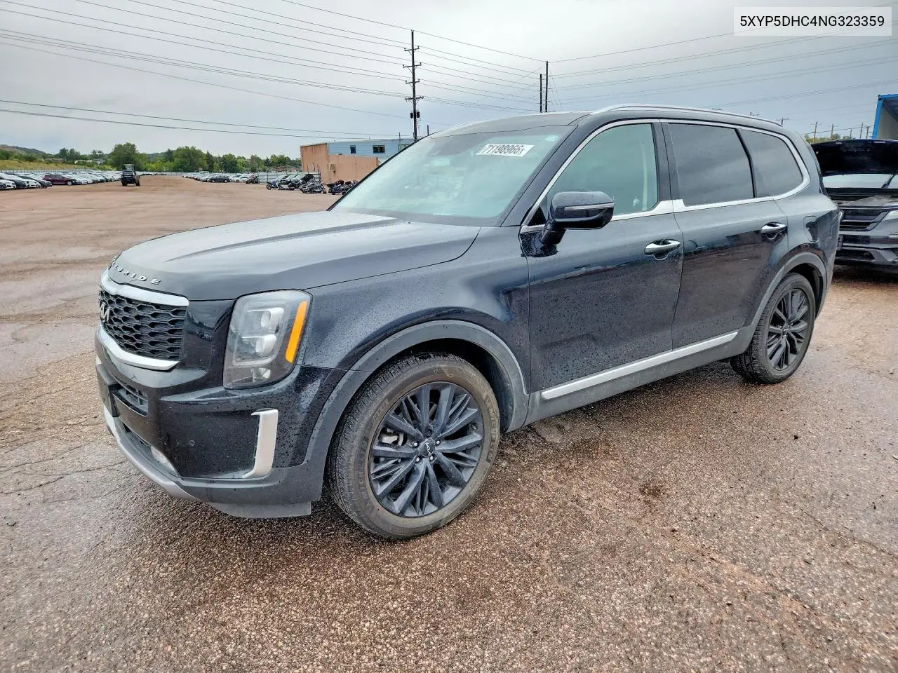KIA TELLURIDE 2022, VIN 5XYP5DHC4NG323359