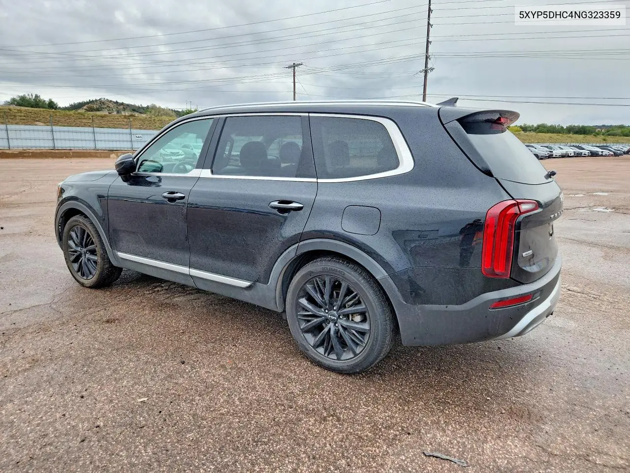 2022 KIA TELLURIDE VIN 5XYP5DHC4NG323359 — фото 2