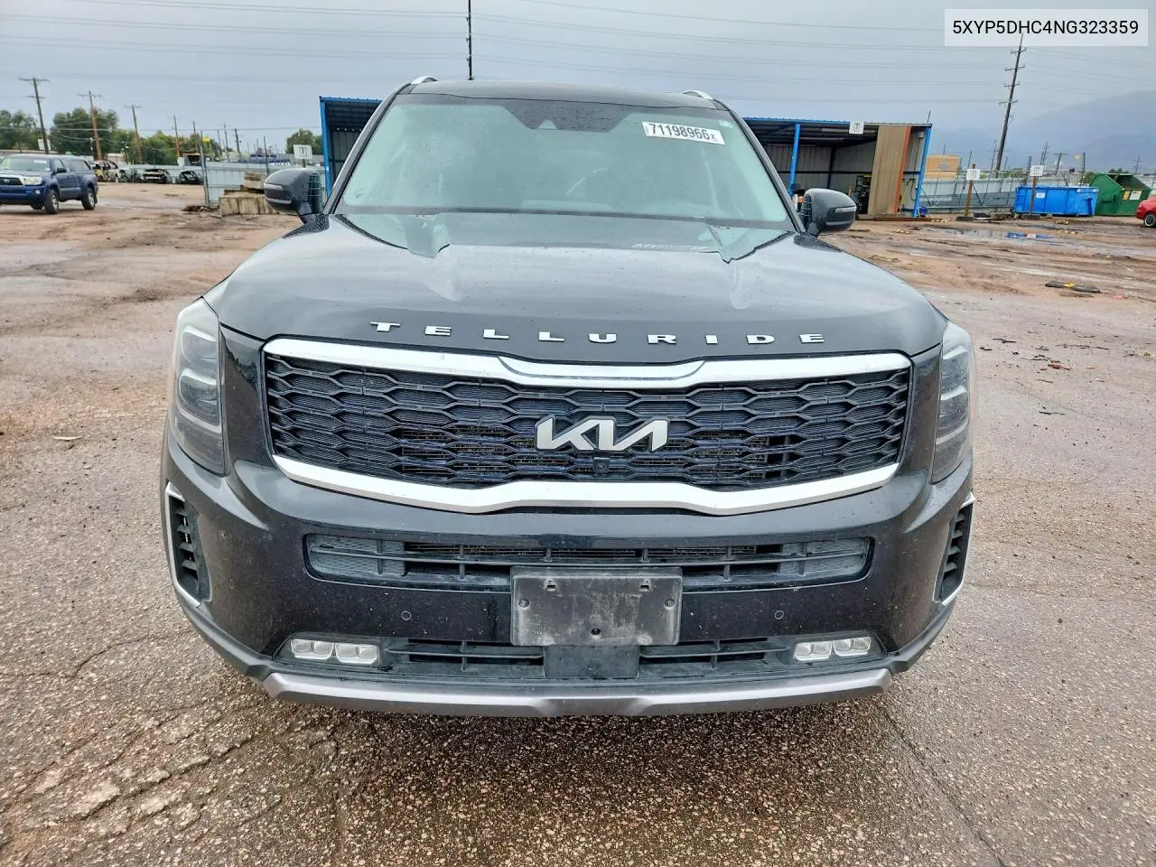 2022 KIA TELLURIDE VIN 5XYP5DHC4NG323359 — фото 5
