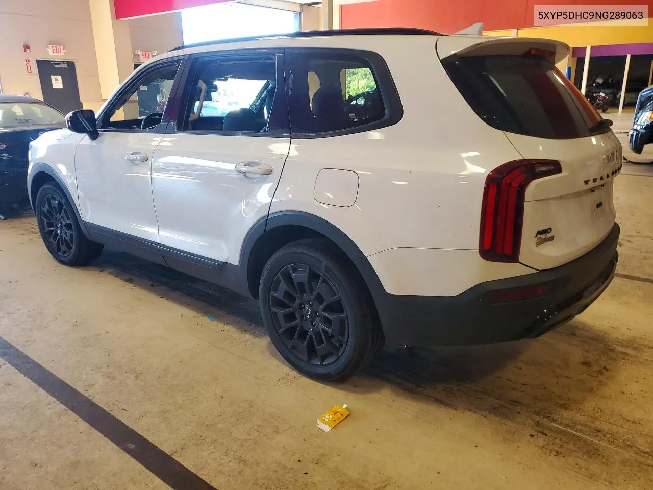 2022 KIA TELLURIDE VIN 5XYP5DHC9NG289063 — фото 2