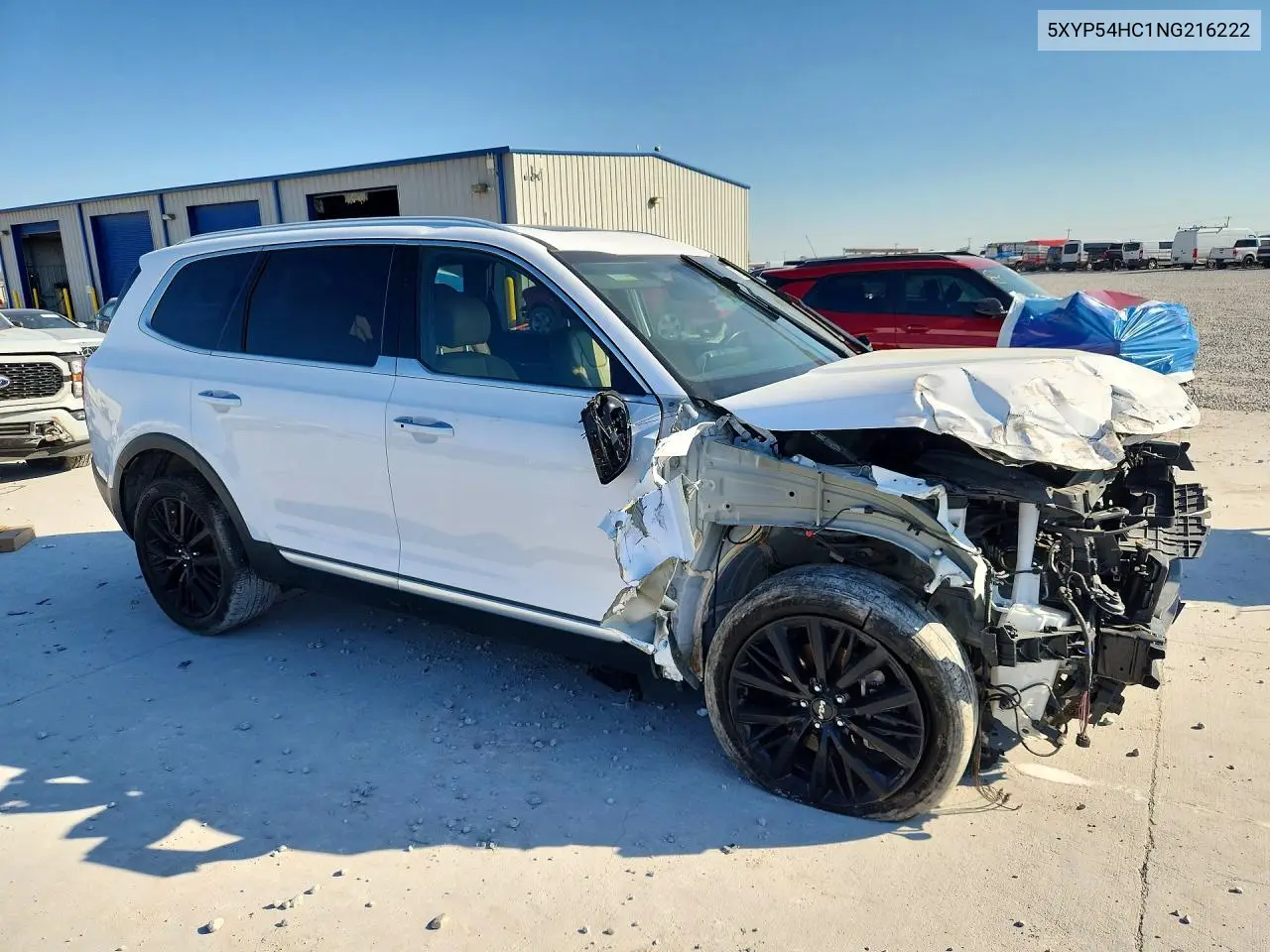 2022 KIA TELLURIDE VIN 5XYP54HC1NG216222 — фото 4
