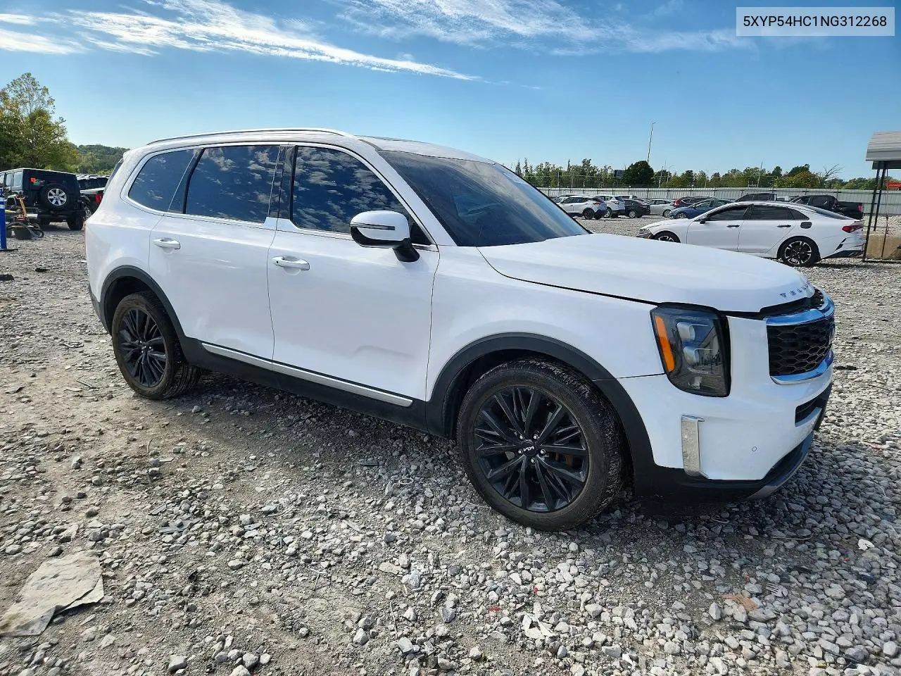 2022 KIA TELLURIDE VIN 5XYP54HC1NG312268 — фото 4