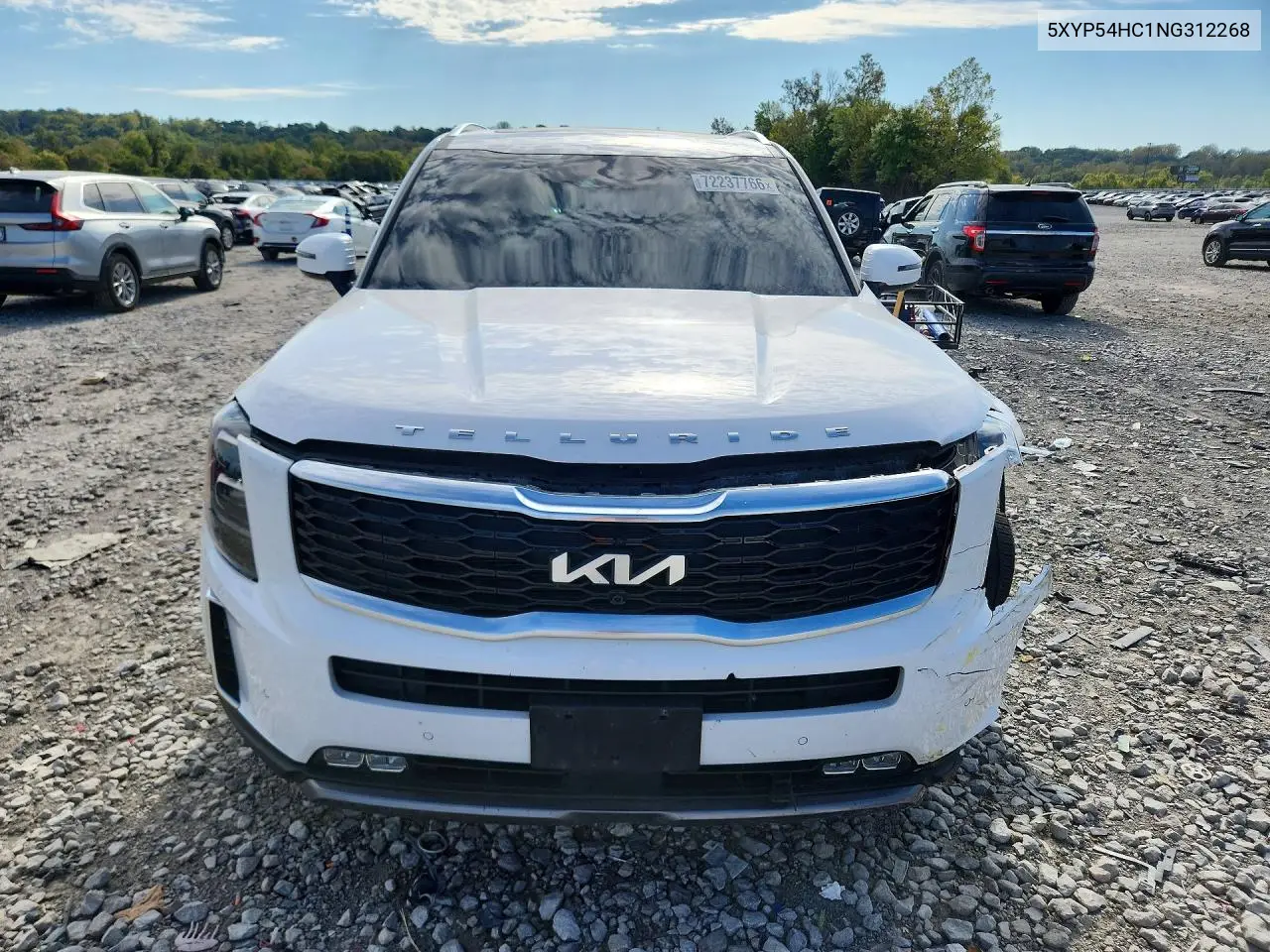 2022 KIA TELLURIDE VIN 5XYP54HC1NG312268 — фото 5