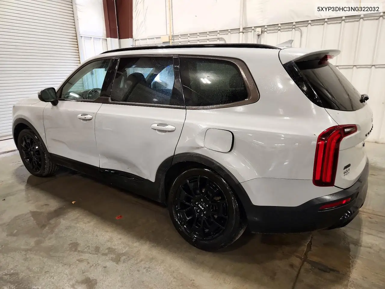 2022 KIA TELLURIDE VIN 5XYP3DHC3NG322032 — фото 2