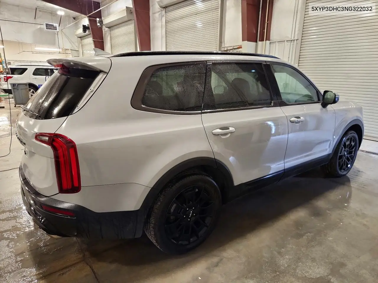2022 KIA TELLURIDE VIN 5XYP3DHC3NG322032 — фото 3